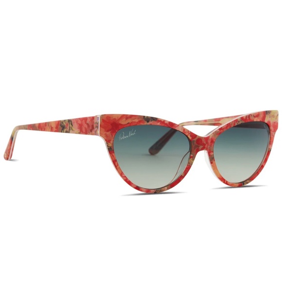 DIFF Patricia Nash Sunglasses Kelly Floral Oil Painting Frame Olive Gradient NWT - Picture 3 of 9